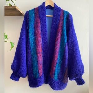 Colorful Striped Women's Cardigan